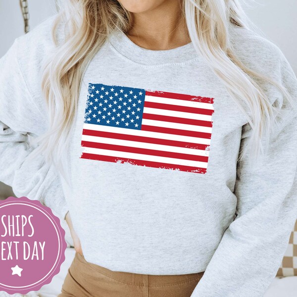 American Flag Sweater Etsy