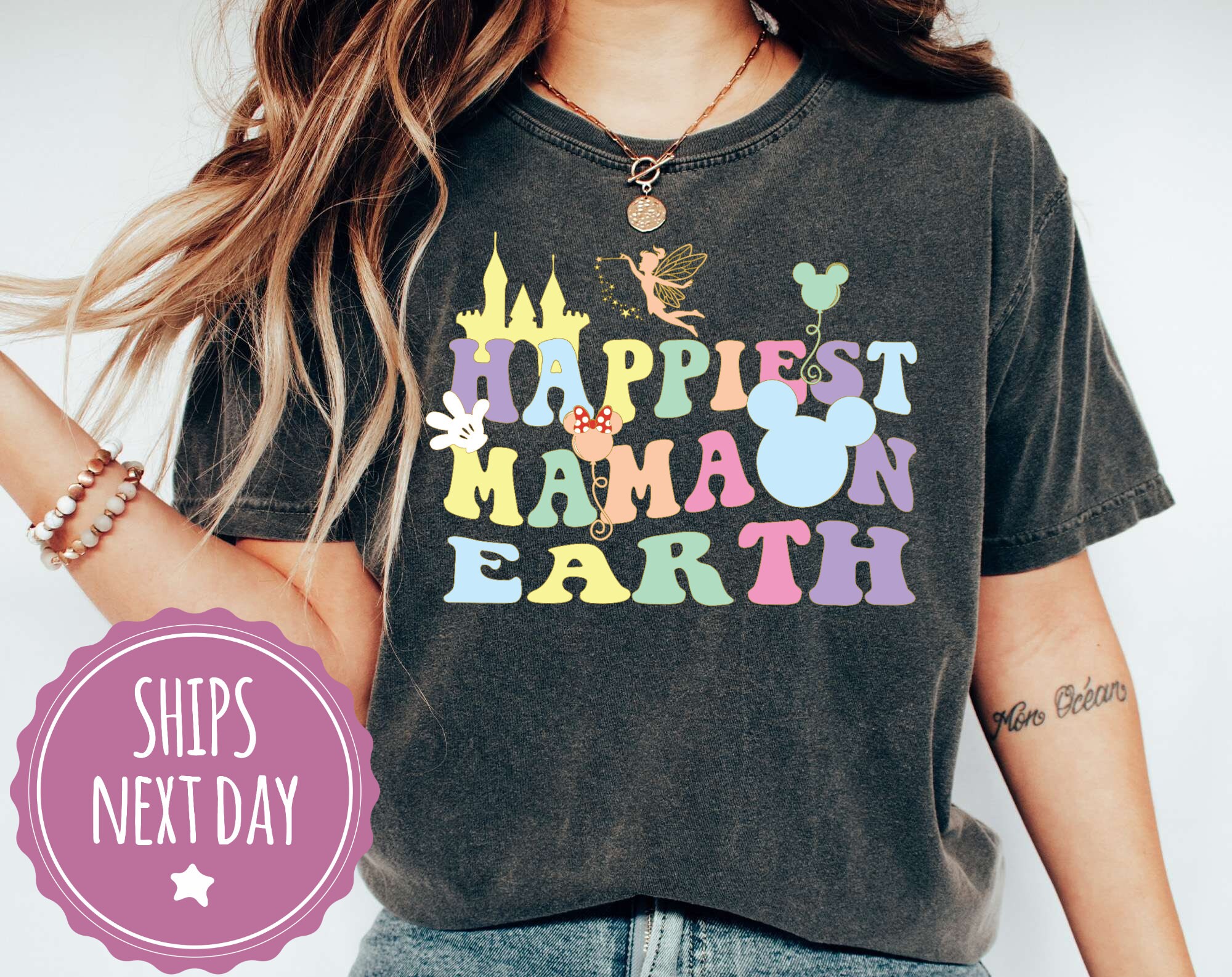 Happiest Mom On Earth Shirt, Mom Magic Kingdom Castle Shirt