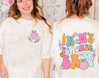 Personalisiert in meiner Lehrer-Ära Shirt, Lehrer-Ära Shirt, benutzerdefinierter Name Shirt, Erstklassiger Lehrer, İn meiner Lehrer-Ära T-Shirt, neuer Lehrer Geschenk