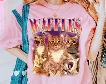Custom Pet Bootleg Shirt, Custom Retro Cat Bootleg Shirt,Custom Photo Shirt, CUSTOM Your Own Bootleg Idea Here,Pet Photo Shirt, Cat Mom Gift
