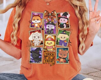 Comfort Colors Halloween ATEEZ Sweatshirt, K-Pop Ateez Mineral Wash Tour Tee, World Tour 2025 Shirt, Hongjoong Seonghwa San Wooyoung Mingi