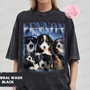 Comfort Colors® Camicia Bootleg personalizzata per animali domestici, Camicia Bootleg personalizzata per cani retrò, PERSONALIZZA la tua idea bootleg qui, Camicia con foto per animali domestici, Regalo mamma cane