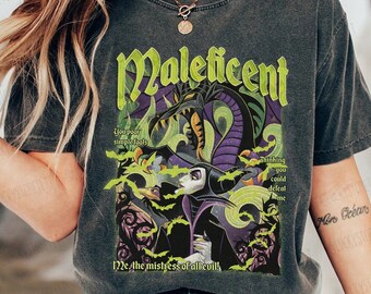 Vintage Maleficent Disney Bösewichte Shirt, Bad Witches Club, Disney lustige Bösewicht Era Shirt, Maleficent Shirt, Böse Königin T-Shirt, Halloween Geschenk