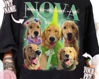 Custom Pet Bootleg Shirt, Custom Retro Dog Bootleg Shirt,Custom Photo Shirt, CUSTOM Your Own Bootleg Idea Here,Pet Photo Shirt, Cat Mom Gift