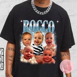 Custom bootleg rapshirt voor kinderen, custom je eigen bootleg shirt voor kinderen, vintage grafisch cadeau voor dochter, grappig cadeau voor kinderen peuter baby