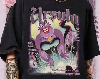 Ursula The Little Mermaid Disney Villains Shirt, Sea Witch Ursula Matching Tee, Magic Kingdom Disneyland Family Shirt, Halloween Gift Shirt