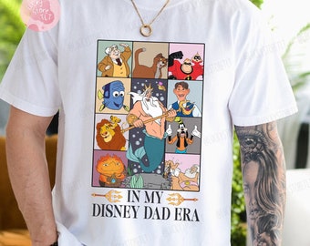 Vintage In My Disney Daddy Era Shirt, Disney Dad Era Shirt, Geschenk für Papa Vatertag Shirt, Disneyworld Disneyland Reise Familienurlaub T-Shirt
