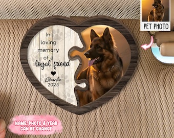 Personalized Photo Pet Loss Wood Car Visor Clip, Memorial Dog Cat Keepsake, Sympathy Gift For Dog Cat Lover,Dog Mom Cat Dad Remembrance Gift