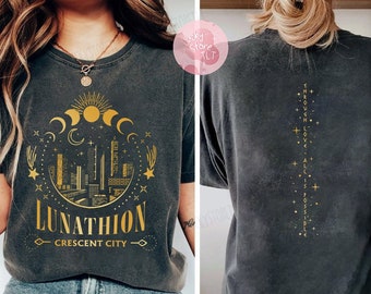 Lunathion Crescent City shirt, Crescent City Fan Sweatshirt, Bookish Sweatshirt Sarah J Maas Official Licensed Merch, Bookish Gift