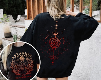 Sweat Astarion, sweat Astarion Baldurs Gate 3, chemise jeu vidéo, cadeau Gamer, Rogue Astarion, sweat vamp Astarion, BG3 Merch