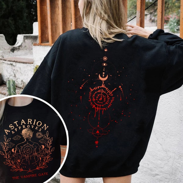 Astarion Sweatshirt, Baldurs Gate 3 Astarion Sweatshirt, Video Game Shirt, Gamer Gift, Astarion Rogue, Astarion Vamp Sweatshirt, BG3 Merch