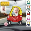 Custom Car Photo Ornament, Drive Safe Daddy Car Hanger, Drive Safe Daddy, Car Decor, Gift for Dad, Drive Safe, Car Ornament, Daddy Gifts
