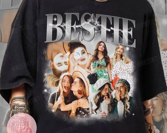 Custom 90s Vintage Besties BFFs Bootleg Shirt, Custom Your Own Bootleg Idea Shirt, Best Friend Birthday, Best Friend Gift Ideas BFF Besties