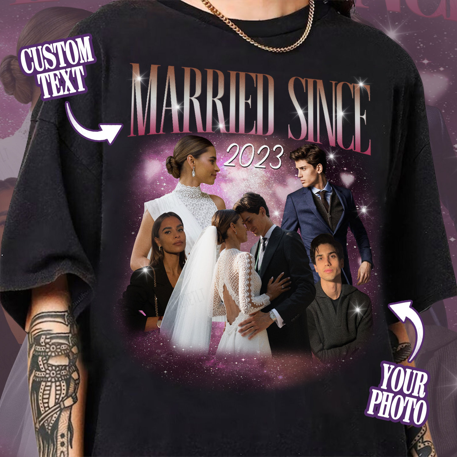 Discover Custom Couple Bootleg Rap Shirt, CUSTOM Your Own Bootleg Valentine Shirt