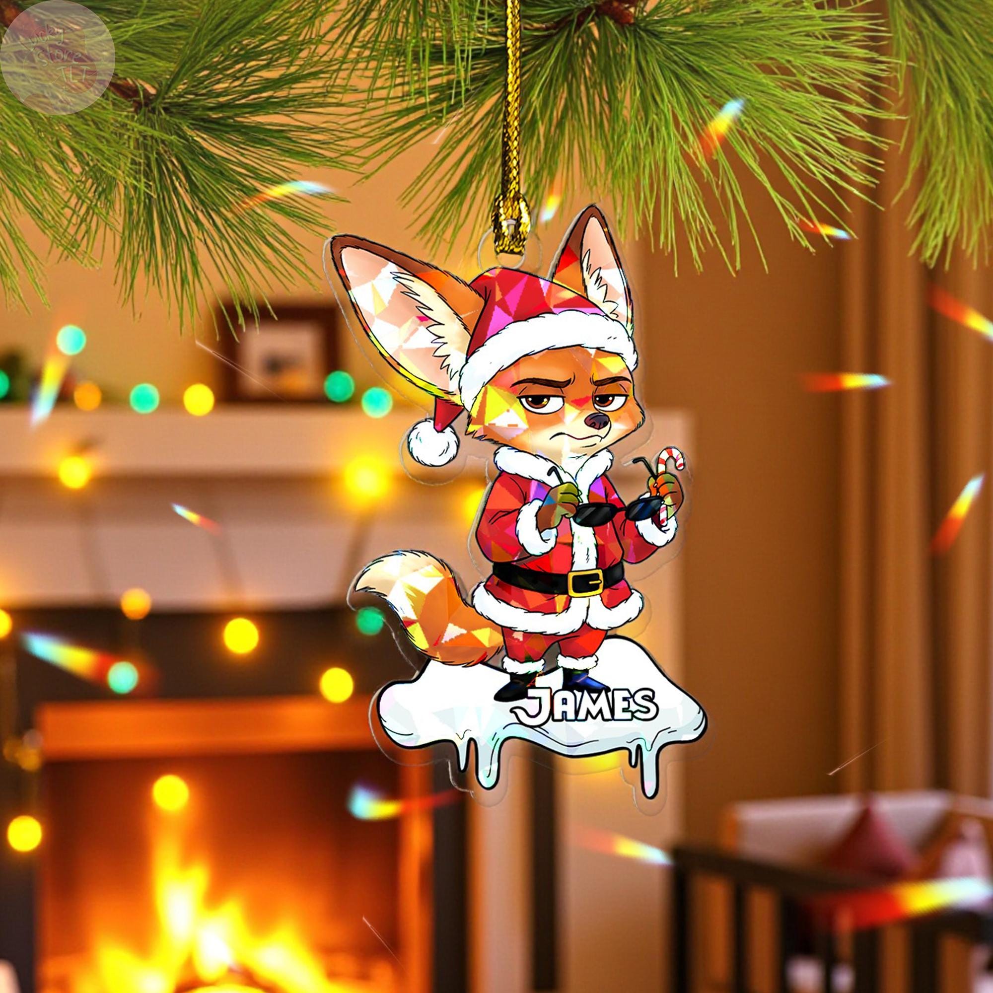 ディズニー ズートピア オーナメント 2025、名前入り動物キャラクター