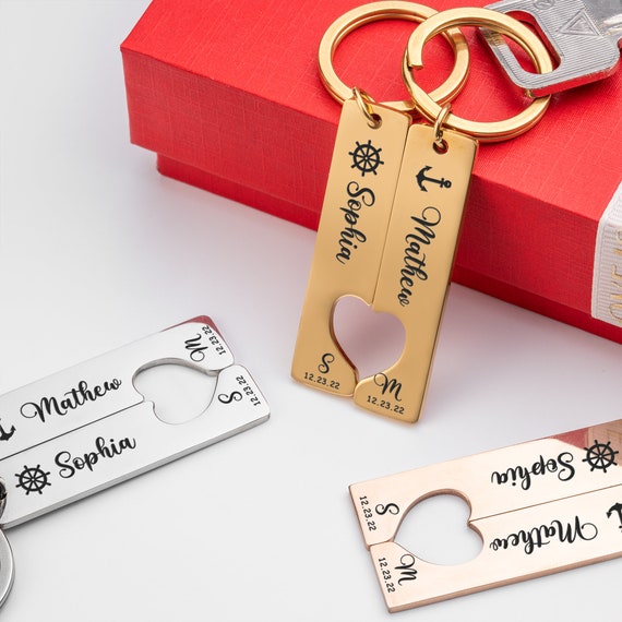 Llaveros Para Parejas De Mejores Amigos, Regalos De Graduación, Regalos De Graduación Para El Día De Conmemoración De Cumpleaños, Llaveros #1 Para Hermanas
