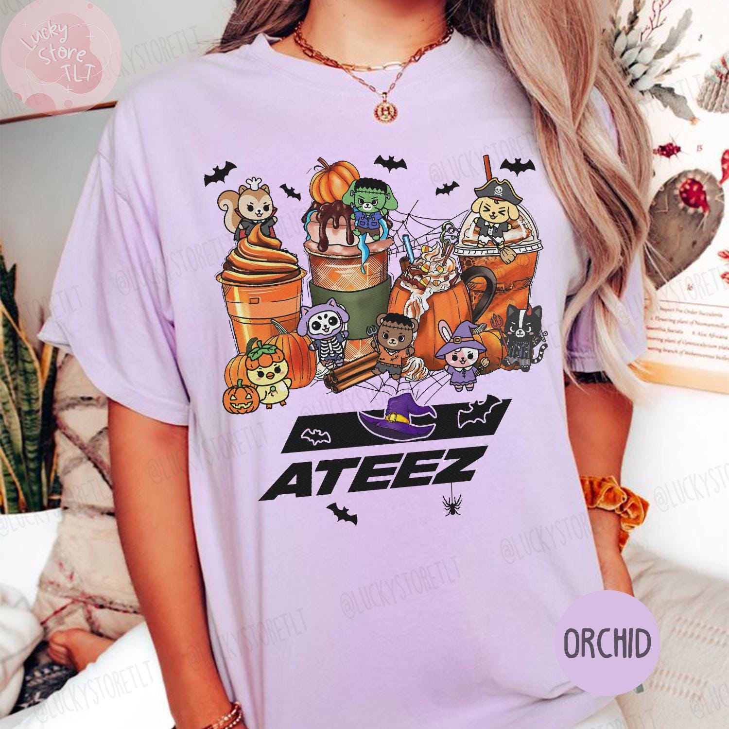 コンフォートカラーズ ハロウィン Ateez メンバーグループ スウェット