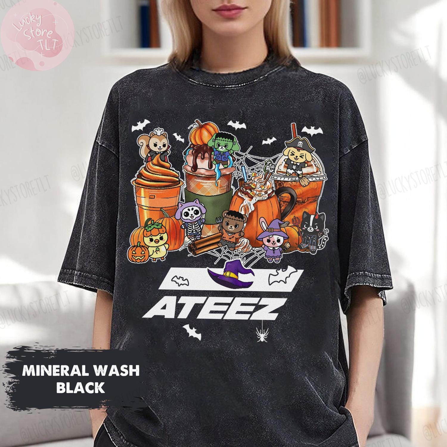 コンフォートカラーズ ハロウィン Ateez メンバーグループ スウェット