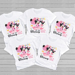 Family Matching Minnie Mouse Shirts, Minnie Birthday Shirt, Custom Birthday Shirt for Girl, Family Birthday Shirt, Disneyland Trip Outfit