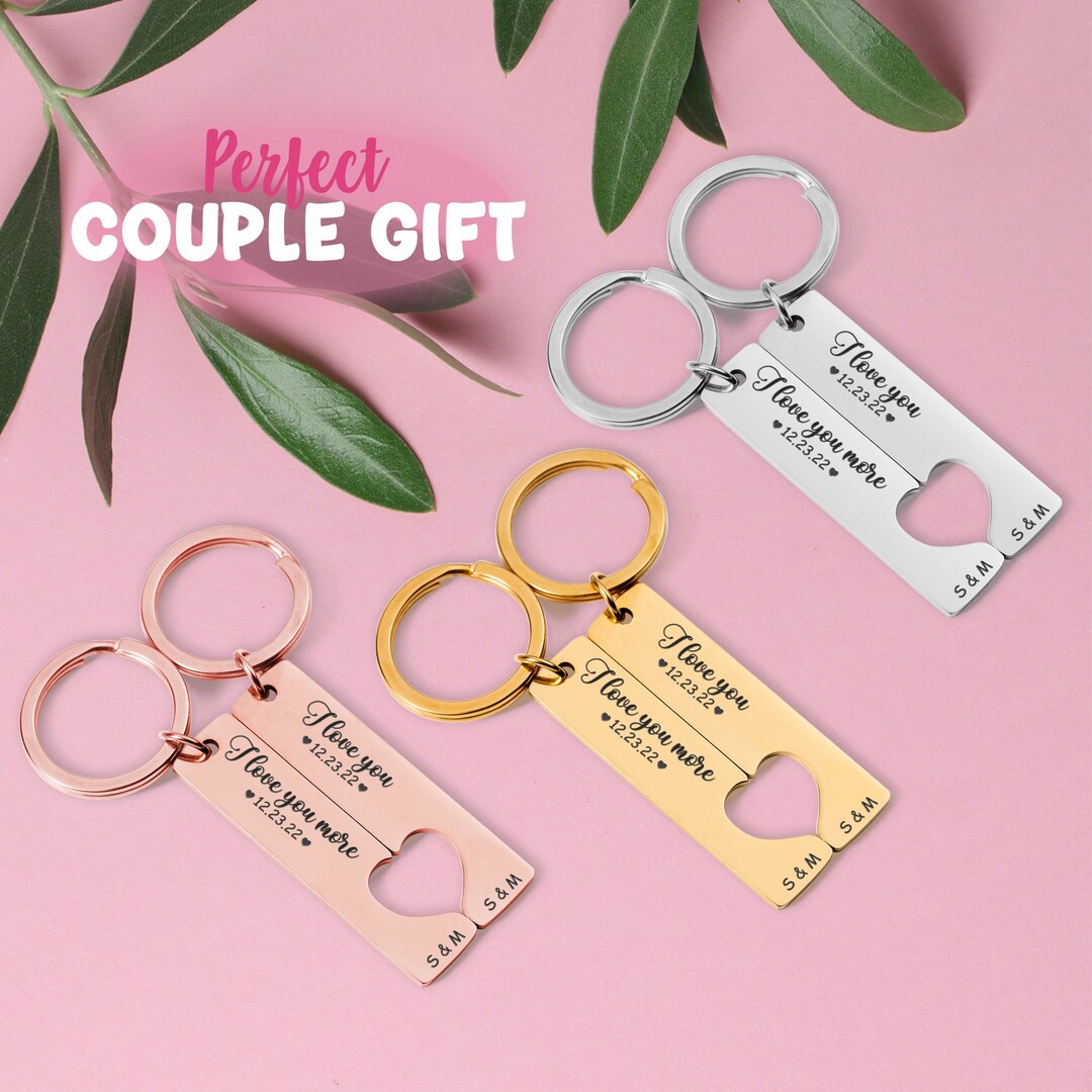 Portachiavi Regalo Di Coppia 'Tieni La Chiave Del Mio Cuore' - Argento Unisex
