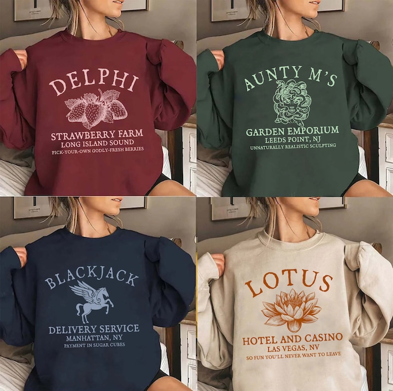 Percy Jackson Matching Shirts, Blackjack Medusa Delphi Strawberry Greek Mythology Shirt, Camp Half Blood Demigod Tee, Book Lover Gift Shirt image 2