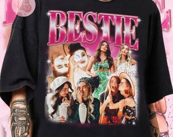 Custom Vintage Bestie Bootleg Shirt, Custom Your Own Bootleg Idea Shirt, Best Friend Bootleg Rap Tee, BFF Birthday Gift, Bachelorette Gift