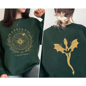 Fourth Wing Double-Sided Shirt, Basgiath War College Shirt, Basgiath War College Gift, Bookish Fourth Wing Shirt, Dragon Rider Shirt