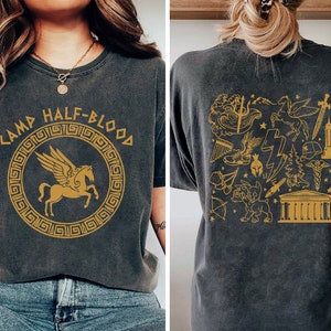 Comfort Color Percy Jackson Shirt, Camp Half Blood Chronicles Branches, Heroes of Olympus Shirt, Camp Jupiter Shirt, Book Lover Gift Shirt