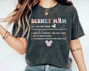 Camisa de mamá de Disney, camisa de mamá de Minnie Mouse, camisa de mamá de Disney, camisa de mamá de Disney, camisa del día de las madres de Disney, regalo para la camisa del día de la madre de mamá