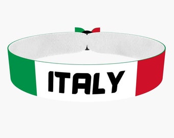 EURO 2024 - Armband van stof met Italiaanse vlag