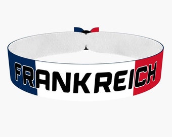 EURO 2024 - Pulsera de tela con bandera de Francia