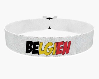 EURO 2024 - Belgische stoffen armband