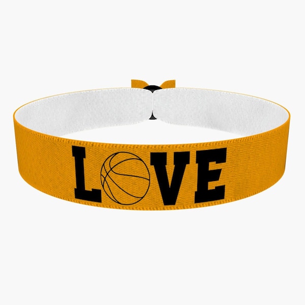 Basketball Love Stoffarmband