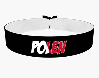 EURO 2024 - Polen stoffen armband