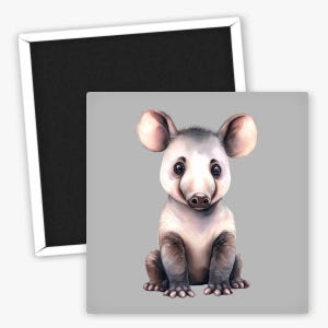 Fridge magnet cute animal motif for animal lovers