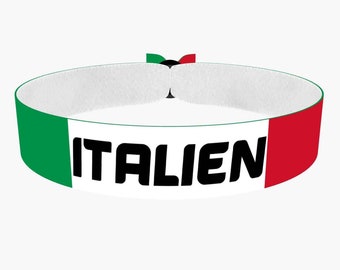 EURO 2024 - Armband van stof met Italiaanse vlag