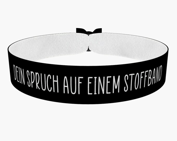 Elastisches Armband mit deinem Wunschaufdruck/ Gastgeschenk