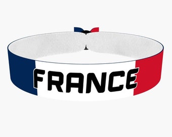 EURO 2024 - Armband van stof met Franse vlag