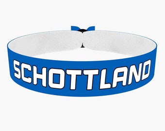 EURO 2024 - Pulsera de tela con bandera de Escocia