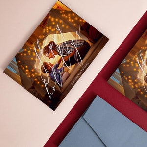 Scripty Wishes-kerstkaarten | Gepersonaliseerde kerst- en kerstkaarten met foto