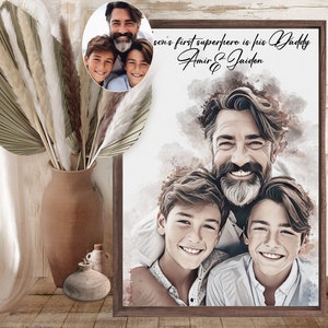 Personalized 60th Birthday Gift for Dad or Grandpa, 50th, 70th, 80th, 90th Birthday Wall Art, Gifts ideas for dad birthday from daughter son