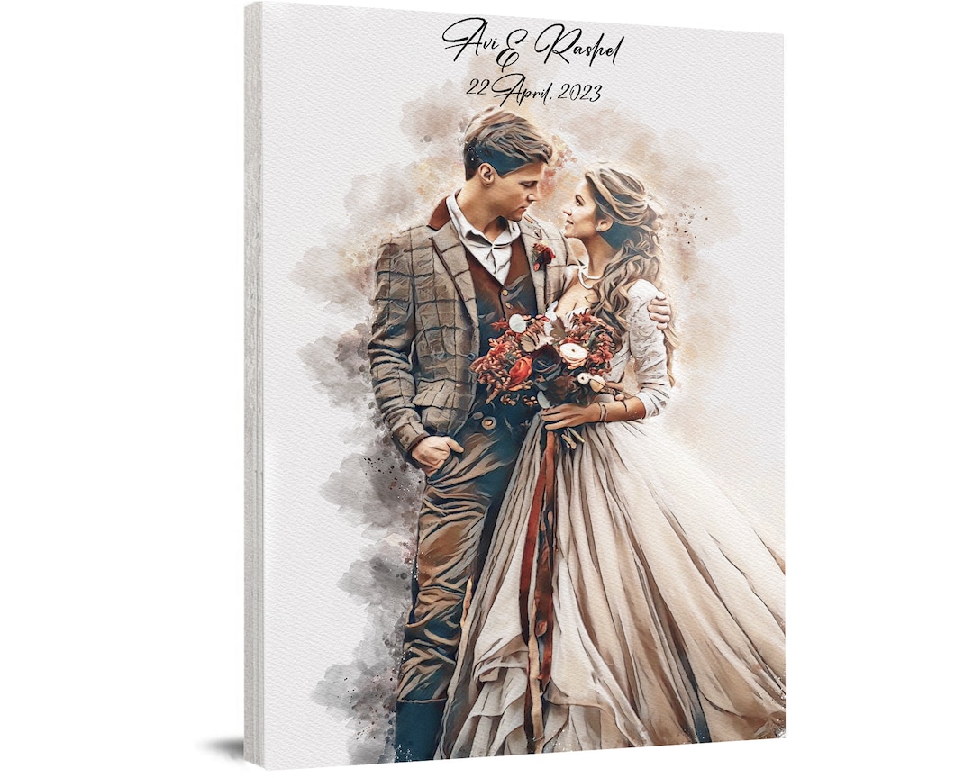 Personalized Photo to Canvas Print Wall Art Custom Your Photo on Canvas ...