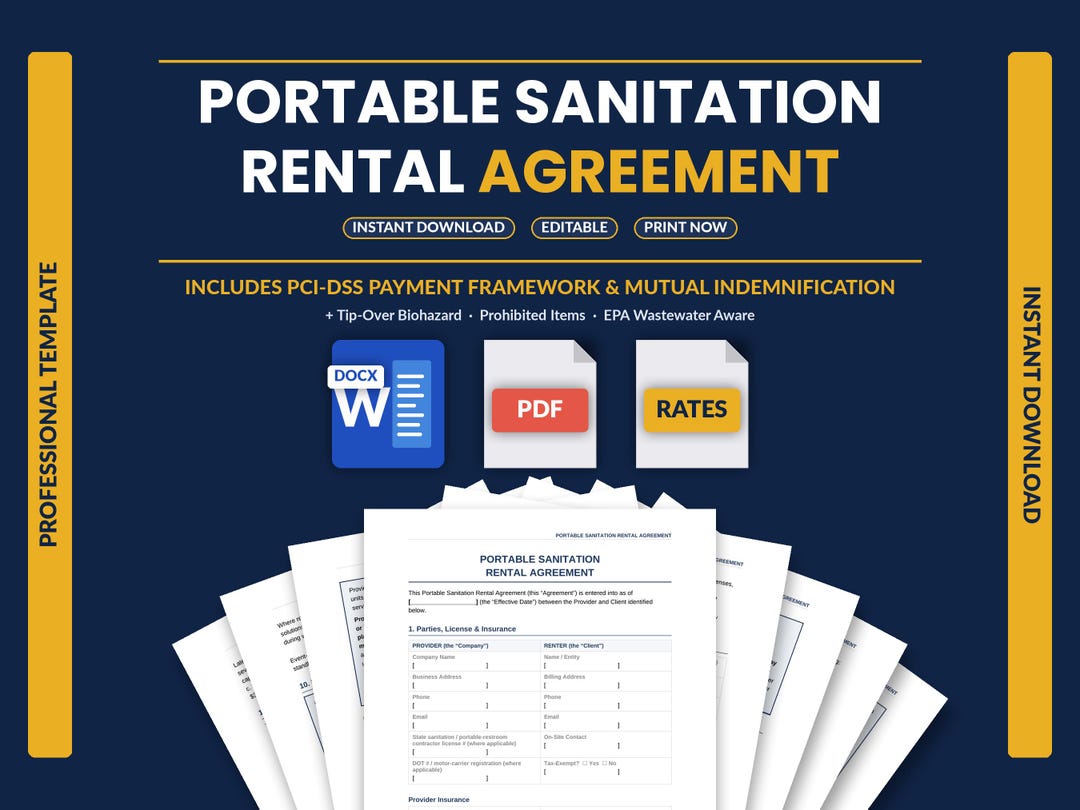 Hdfc Name Addition Form.pdf Porta Potty Rental Contract | Portable Toilet Agreement | Sanitation ...