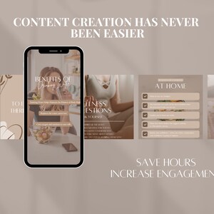 Fitness Instagram Templates Gesundheit Social Media Templates Wellness Instagram Post Fitness Social Media Gesundheitscoach IG Wellness Marketing Bild 6