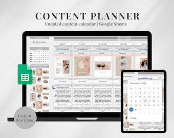 Social Media Planer Tabelle Undatiert Digitaler Inhalt Kalender Wöchentlicher Instagram Planer Monatlicher Inhaltsplaner Social Media Tracker