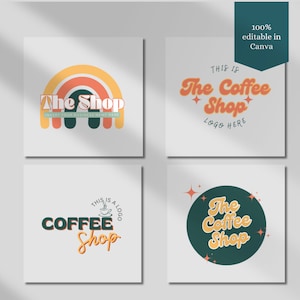 Bearbeitbare Retro Logo-Design-Vorlage Retro Business Logo Pink Professionelles Logo-Design für kleine Unternehmen Retro Logo Marketing DIY Logo-Vorlage