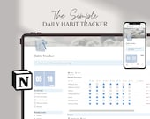 2026 Notion Habit Tracker ADHD Habit Tracker Simple To Do List Notion Planner Aesthetic Notion Habit Tracker Management Notion Tracker