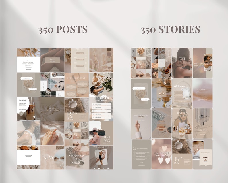 2026 Beige Instagram Templates Aesthetic Social Media Canva Templates ...