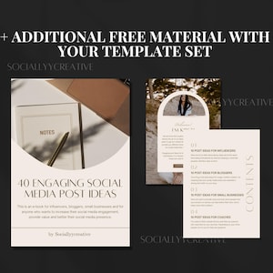 Luxury Instagram Templates Dark Social Media Engagement Templates ...