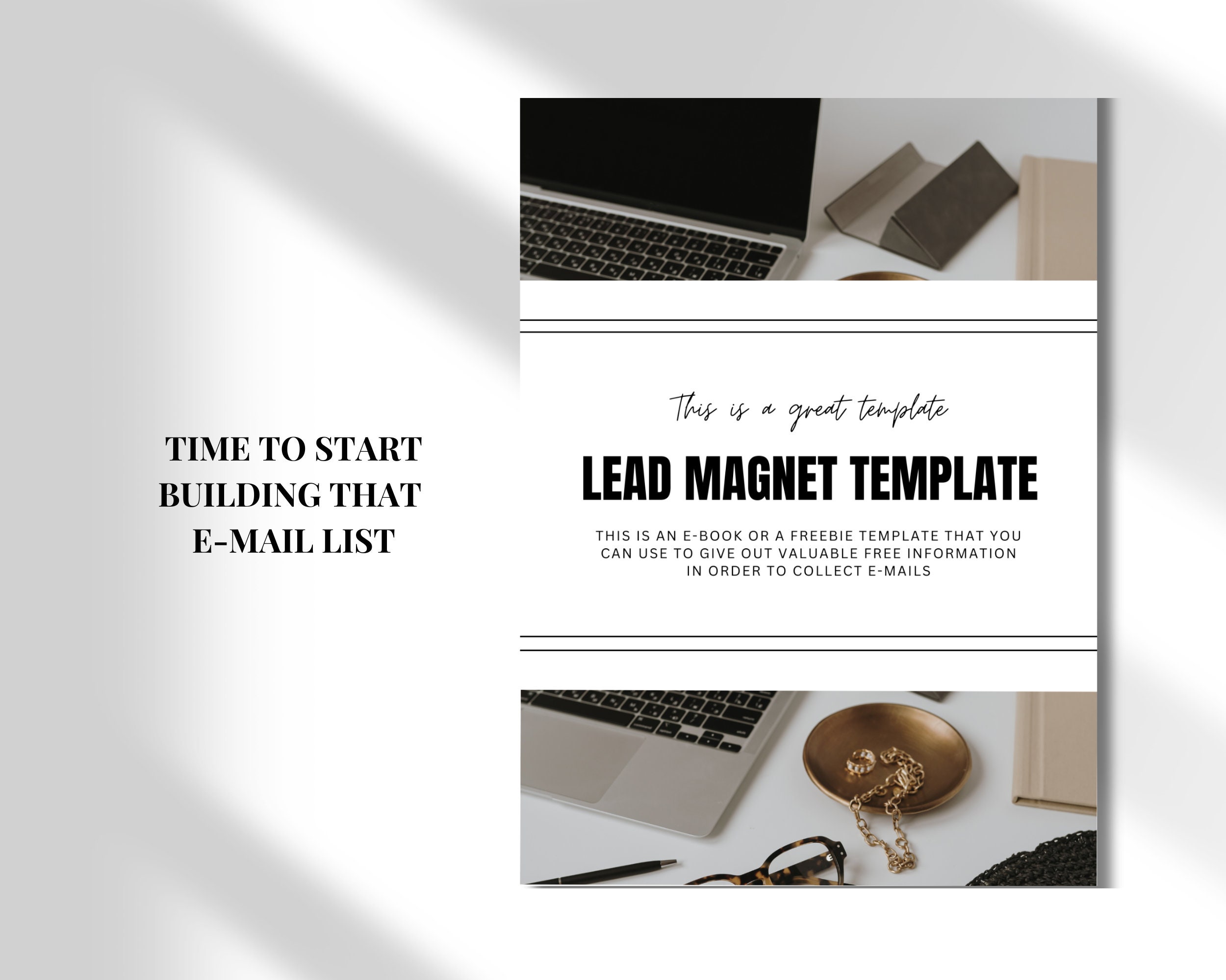 Editable Lead Magnet Template Canva Freebie Template Email Marketing ...